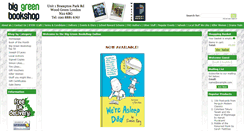Desktop Screenshot of biggreenbookshop.com