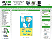 Tablet Screenshot of biggreenbookshop.com